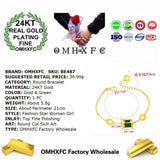 Vintage Round 24KT Bracelet for Women