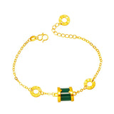 Vintage Round 24KT Bracelet for Women