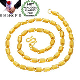 OMHXFC NL236 24KT Chain Necklace - European Fine Man Party Birthday Wedding Gift