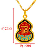 European Fine Woman Girl Party Birthday Wedding Gift Calabash Pendant