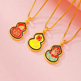 European Fine Woman Girl Party Birthday Wedding Gift Calabash Pendant