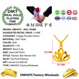OMHXFC European Fine Woman Girl Party Birthday Wedding Gift Pendant Charm