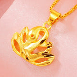 OMHXFC European Fine Woman Girl Party Birthday Wedding Gift Pendant Charm