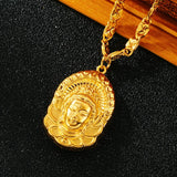 OMHXFC Jewelry PN470 Buddha 24KT Pendant Charm