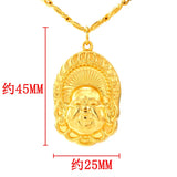 OMHXFC Jewelry PN470 Buddha 24KT Pendant Charm