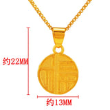 European Fine Hot Woman Girl Party Birthday Wedding Gift Round Pendant