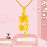 European Fine Woman Girl Party Birthday Wedding Gift Rose Pendant Charm