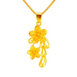 European Fine Woman Girl Party Birthday Wedding Gift Rose Pendant Charm