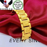 OMHXFC Jewelry YM109 Wide Chain 24KT Bracelet