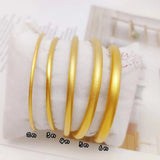 European Woman Girl Party Wedding Gift 24KT Bracelet Bangle