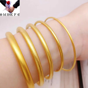 European Woman Girl Party Wedding Gift 24KT Bracelet Bangle