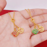OMHXFC Fine Woman Girl Party Wedding Gift Pendant Charm