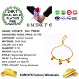 OMHXFC YM162 Lucky Carp 24KT Bracelet Bangle