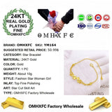 European Hot Star 24KT Bracelet Bangle