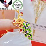 European Fine Peacock Pendant Charm for Women