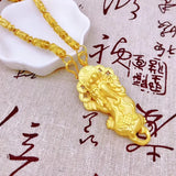 24KT PIXIU Pendant European Fine Woman Man Party Birthday Wedding Gift