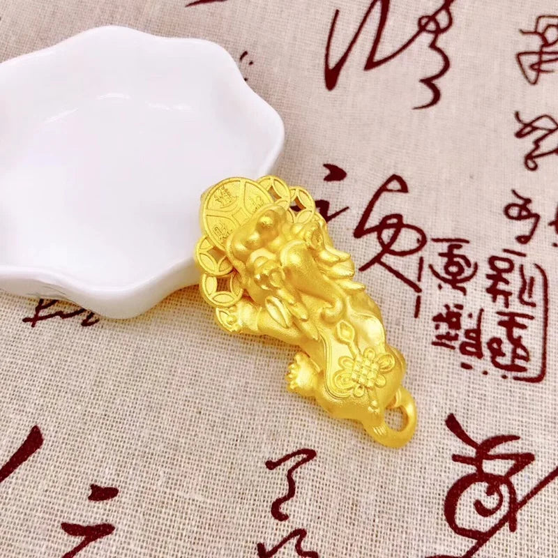 24KT PIXIU Pendant European Fine Woman Man Party Birthday Wedding Gift