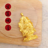 OMHXFC Vintage GUANYIN 24KT Pendant Charm