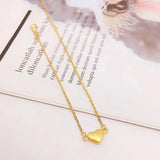 European Fine Heart Slim 24KT Beach Anklet