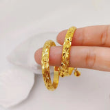 OMHXFC YM2493 Star Bell 24KT Bracelet Bangle