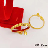 OMHXFC YM2493 Star Bell 24KT Bracelet Bangle