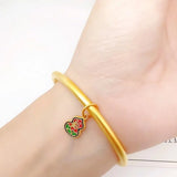 OMHXFC YM2496 24KT Bracelet Bangle for Women