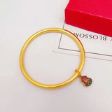 OMHXFC YM2496 24KT Bracelet Bangle for Women