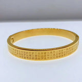 OMHXFC Jewelry YM279 European Fine Woman Party Gift XINJING 24KT Bangle