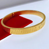 OMHXFC Jewelry YM279 European Fine Woman Party Gift XINJING 24KT Bangle