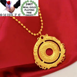 European Hot Woman Vintage Round Pendant Charm