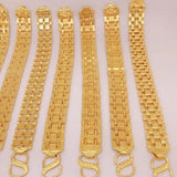 European Fine Man Party Wide Watch 24KT Bracelet Bangle