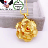 European Hot Fine Woman Girl Party Flower Pendant Charm