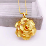 European Hot Fine Woman Girl Party Flower Pendant Charm