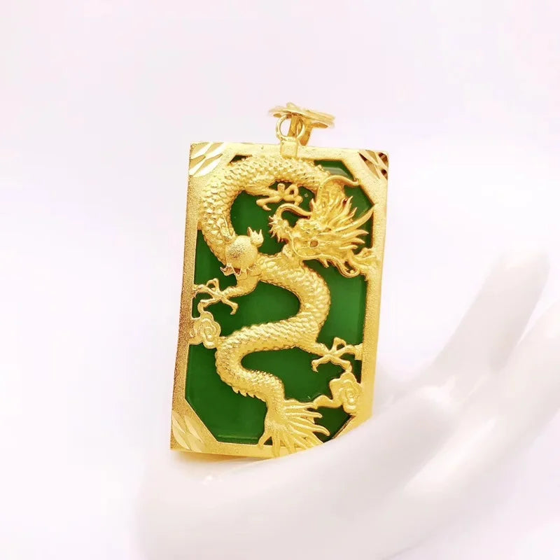 European Dragon 24KT Pendant Charm for Party Wedding Gift