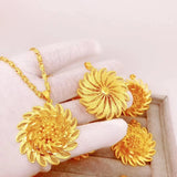 European Hot Fine Woman Girl Party Birthday Wedding Flower Pendant Charm