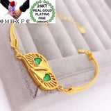 OMHXFC YM364 Fine Woman Phoenix Tail 24KT Bangle