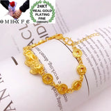 Vintage PIXIU Coin 24KT Bangle European Fine Woman