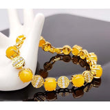 European Fine Zircon 24KT Bracelet for Women - YM431