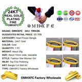 OMHXFC YM436 European Fine Woman Girl Party Wedding Gift Bangle