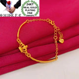 OMHXFC Jewelry YM61 Crown 24KT Bracelet Bangle