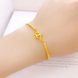 OMHXFC Jewelry YM61 Crown 24KT Bracelet Bangle