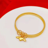 European Hot Woman Party Birthday Wedding Gift 24KT Bracelet Bangle