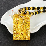 European Fine 24KT Pendant Necklace for Party Birthday Wedding