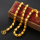 European Fine Man Party Gift Melon Seeds Beads Chain Necklace