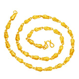 OMHXFC NL230 Rose Beads 24KT Chain Necklaces