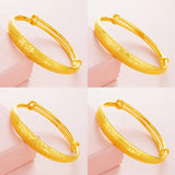 European Hot Fine Woman Girl Party 24KT Bracelet Bangle