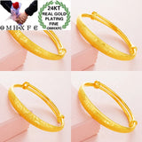 European Hot Fine Woman Girl Party 24KT Bracelet Bangle
