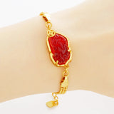 BE368 Vintage PIXIU 24KT Bracelet Bangle Hot Woman Party Gift