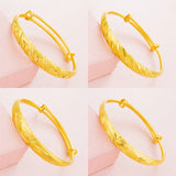 European Hot Fine Girl Phoenix 24KT Bracelet Bangle