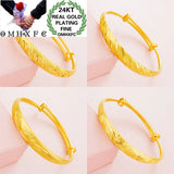 24KT Phoenix Bracelet Bangle for European Hot Girl Party Birthday Wedding